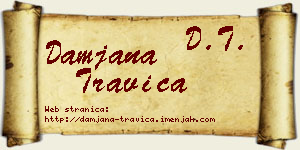 Damjana Travica vizit kartica